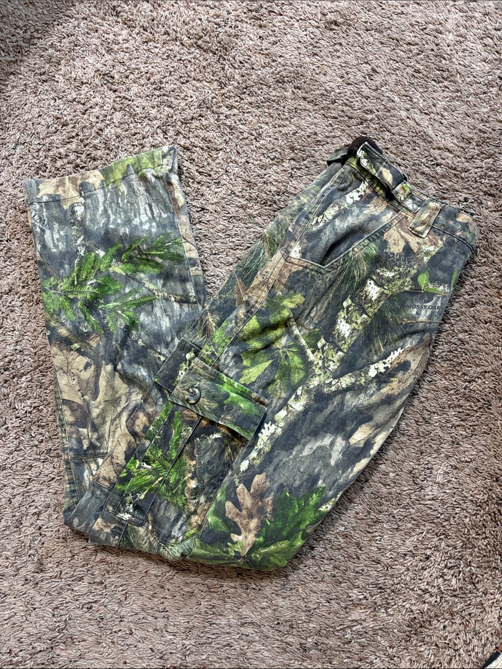 Vintage Mossy Oak Men's Camo Cargo Pants — Realtree